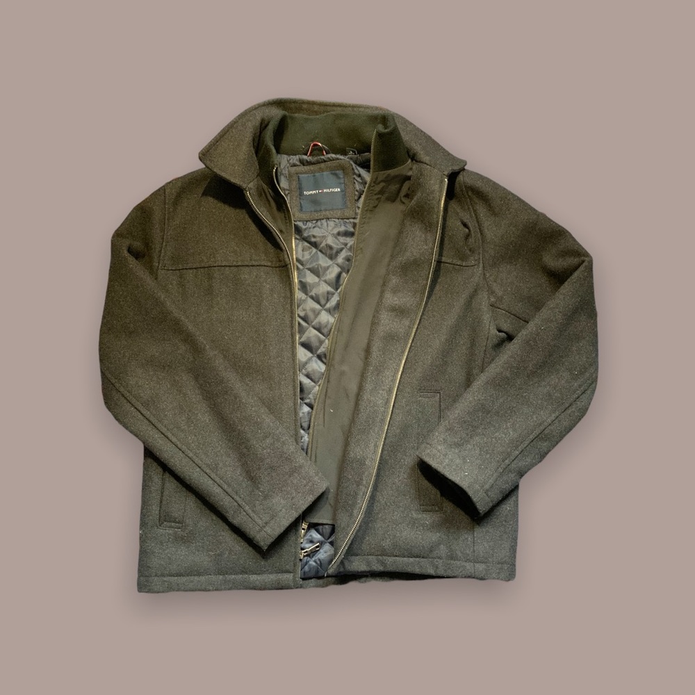 Double-zip Tommy Hilfiger Car Coat.